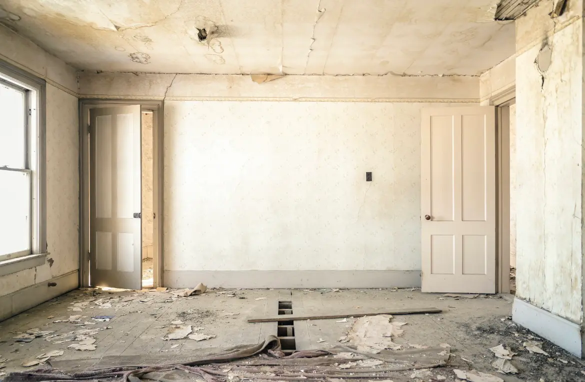 Waste disposal crew managing a cleanout project in East Longmeadow